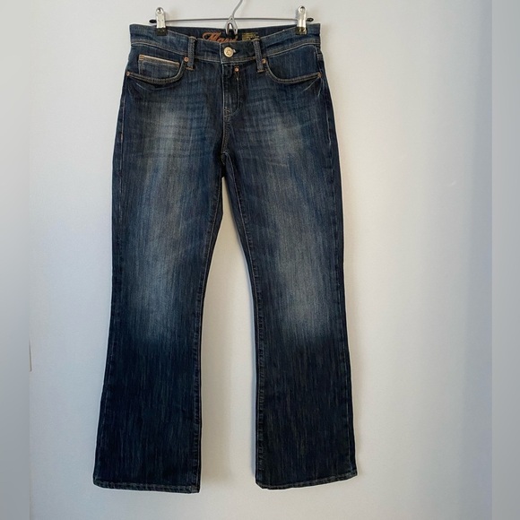 Mavi Denim - Mavi Molly Mid-Rise Classic Bootcut Denim Jeans Size 28 / 30, Dark Wash